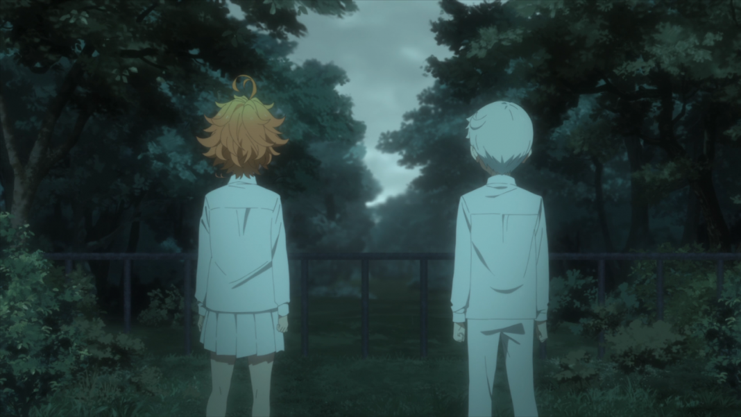 The Promised Neverland Emphasizing Story Through Shot Composition 