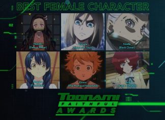 Toonami Faithful Awards: Best Female Character